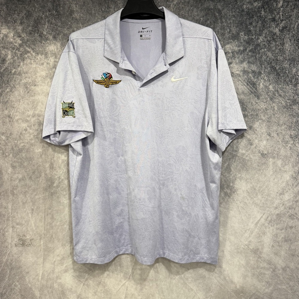 Nike Dri-FIT Men’s XL Indianapolis 500 Brickyard Crossing Golf Polo Floral